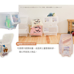 【Y HOUSE】Large-mouthed transparent white storage box Plastic storage box-small, , large