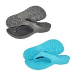 DIADORA迪亞多那 MIT健康機能運動拖鞋 夾腳拖 男鞋 台灣製造 一體成型 EVA 消臭 抑菌 排水 止滑 灰 藍, , large