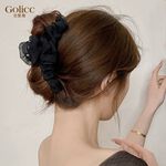 【Gulicc】古莉可 髮夾 法式慵懶浪漫網紗髮夾, , large