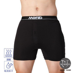 【MORRIES】涼感速乾友善肌男平口褲MR768-藍M, , large