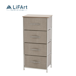 【LiFArt】日系上木板四層抽屜收納櫃(基本款), , large