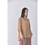 (XL) yi hie棉質圓領黃色長袖上衣二手衣, , large