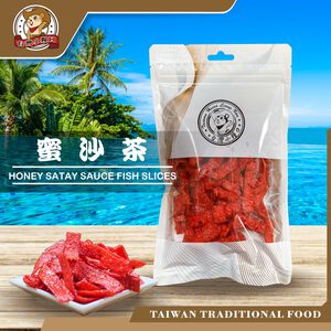 【台灣小糧口】蜜沙茶魚片 100g*1包