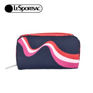 |快速出貨|Lesportsac Rectangular Cosmetic 長形化妝包/ 復古波浪