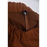 (2XL) art made高腰厚磅棕色長褲二手衣, , large