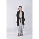 (XL) zara綁帶黑色外套二手衣, , large