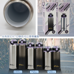 晶鑽316不鏽鋼陶瓷運動彈跳保溫杯-500cc-漸層黑-1支, , large