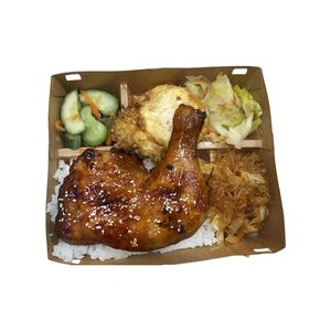 美安大會便當-烤骨腿飯預購商品-僅限10/4-10/5配送至南港展覽館