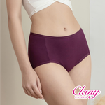 【Clany可蘭霓】竹碳天絲棉抑菌中腰內褲M-XL 紫色 2220-95, , large