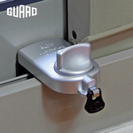 GUARD兒童安全鋁窗落地門鎖_大確保環型(銀) 居家安全 門窗安全, , large