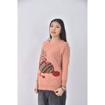 (XL) c and f質感棉質兔子橘色長袖上衣二手衣, , large