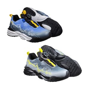 DIADORA迪亞多那 犀牛大童運動鞋 童運動鞋 童鞋 寬楦 透氣 保護後跟 吸震 減壓 健康鞋墊 止滑 灰藍 灰黑