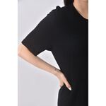 (S) stefanel休閒黑色洋裝二手衣, , large
