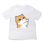 JZ TEE Cat-NO KISS Graphic Tee, , large