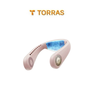 【Leo手機周邊專賣店】TORRAS圖拉斯 智慧頸掛冷暖空調風扇  / 櫻花粉