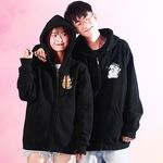 JZ TEE Cat & Husky - Boba Attack Hoodie, , large