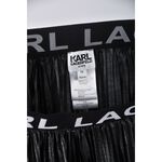 (L) karl lagerfeld質感字母灰色長裙二手衣, , large