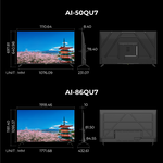 AIWA 愛華 75吋 4K QLED智慧聯網顯示器 AI-75QU7, , large