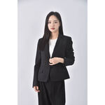 (S) g2000西裝排扣黑色外套二手衣, , large