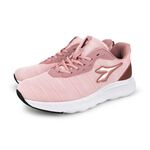 DIADORA迪亞多那 專業輕量慢跑鞋 女運動鞋 女鞋 簡約 時尚 透氣 保護後跟 Q彈 緩震 釋壓 耐磨 止滑 粉 黑, , large