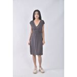 (S) ann taylor質感V領灰色洋裝二手衣, , large