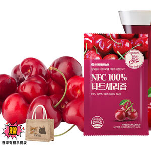 【HT】NFC100%酸櫻桃飲 15包/散裝贈吾家有貓手提袋 