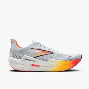 Brooks Hyperion Max 2 女 慢跑鞋 運動 路跑 推進加速象限 灰 橘黃 [1204231B443]