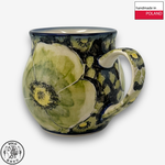 【SOLO歐洲家居】波蘭製 Cerraf 波蘭陶 350ml 胖胖杯 馬克杯 水杯 咖啡杯 青花素語系列, , large