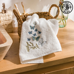 【SOLO Vintage】LCW Home 50x80cm Butterfly Embroidery Towel 100% Cotton Absorbent Made in Turkey, , large