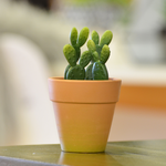 ARTIFICIAL PLANT IN TERRACOTTA POT SET OF 4, , large