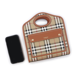 Handbag＆crossbody pocket bag, , large