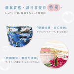 日本製 【Passage Bois】緹花 大容量雙層拉鍊化妝包, , large