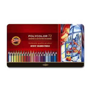 普思AP 【KOH-I-NOOR】油性專家級色鉛筆(鐵盒)-72色(K3827)