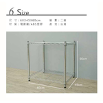 【Y HOUSE】60x45x60cm Lightweight Two-layer Iron Rack Iron Rack Shelf-Painted White, , large