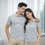 【FALALI】Short-sleeved cooling polo shirt - Women's (gray) , , large