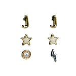  earrings, , large