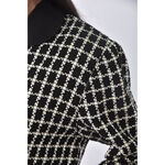 (L) sinziuan小香風排扣黑色外套二手衣, , large