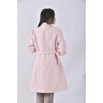 (L) 小香風排扣粉色外套二手衣, , large