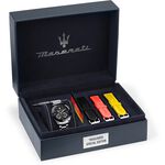 MASERATI 瑪莎拉蒂 Traguardo 特別版三眼計時手錶 多彩錶帶套組 R8873612062, , large