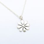 【Angel & Me】小花 雛菊 Daisy Flower s925 純銀 項鍊 禮物, , large