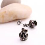 精靈工廠皇冠水晶鑽飾耳環L0068-3, , large