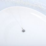 【Angel & Me】CHILL 楓葉 大麻葉 s925 純銀 項鍊 生日 聖誕 情人節 禮物, , large
