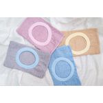 [Kaimei Cotton Industry] 4 in the group, random and excellent, MIT made in Taiwan, 28 taels thick, pure cotton breathable adult bib/spit napkin, exquisite satin plain color, , large