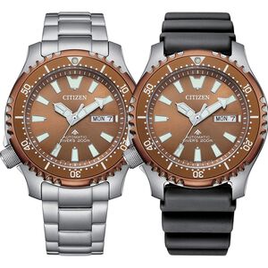 CITIZEN 星辰 PROMASTER 鋼鐵河豚復刻機械錶 附贈橡膠錶帶 NY0164-65X