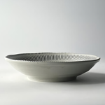 日本製美濃燒 Allegro陶瓷深盤 日式餐盤 義大利麵盤 沙拉盤 湯盤 家用餐具 (灰色), , large