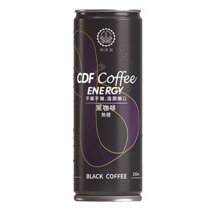 崇德發-CDF能量咖啡-無糖黑咖啡