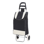【ENNE】輕便型爬梯折疊購物買菜車/黑色(置物推車/買菜車/菜籃車/手推車/購物/摺疊/收納/野餐/露營/可拆洗)(S0115), 黑色, large