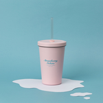 【Oolab 良杯製所】550ml 冰淇淋系列 陶瓷易潔層吸管杯, , large