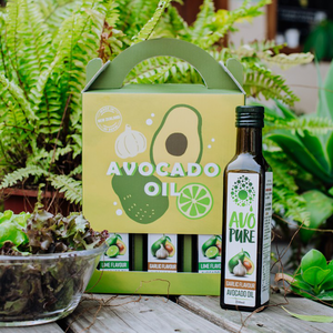 【中秋禮盒】紐西蘭原裝AVO 特級冷壓初榨酪梨油 3瓶盒裝 原味/萊姆/蒜味