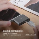 Moshi USB-C to HDMI 雙端口轉接器 (支援 4K HDR / PD 60W), , large